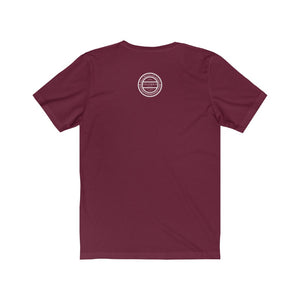Camiseta Unisex "Jodido pero contento" (Jersey Short Sleeve Tee - Dark)