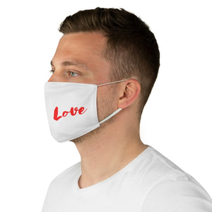 Mascara "Love" (Fabric Face Mask)