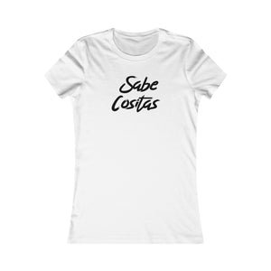 Camiseta Mujer "Sabe cositas" (Women's Favorite Tee - Light)