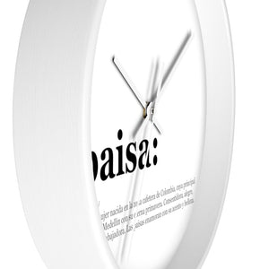 Reloj de pared "Paisa" (Wall clock)