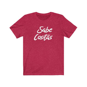 Camiseta Unisex "Sabe cositas" (Jersey Short Sleeve Tee - Dark)