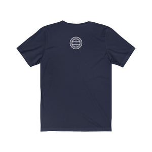 Camiseta Unisex "Jodido pero contento" (Jersey Short Sleeve Tee - Dark)