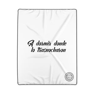Cobija "A dormir donde lo trasnocharon" (Polyester Blanket)
